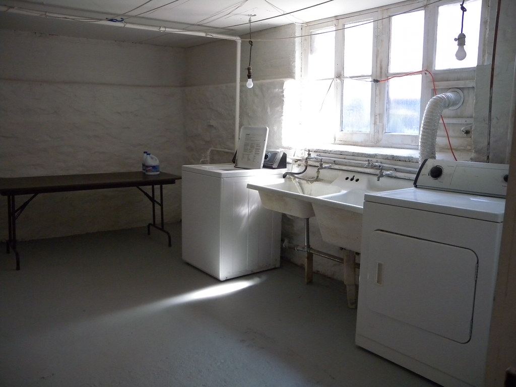 Laundry area, lower level